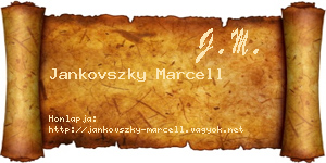 Jankovszky Marcell névjegykártya
